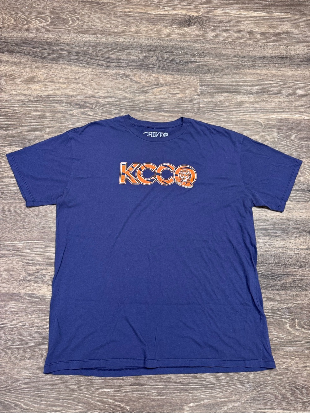 KCCO Tiger Graphic Tee 3XL Blue Chive Nation Wisconsin T Shirt